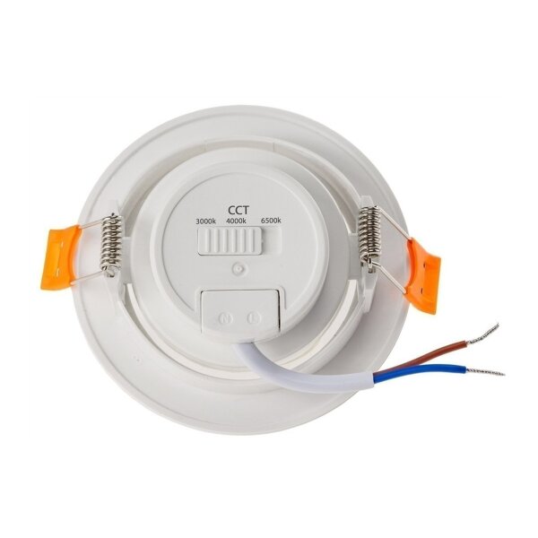 ChiliTec LED Einbauleuchte Umschaltbare Lichtfarbe 72 mm | Direkt 230 V