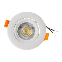 ChiliTec LED Einbauleuchte Umschaltbare Lichtfarbe 72 mm | Direkt 230 V