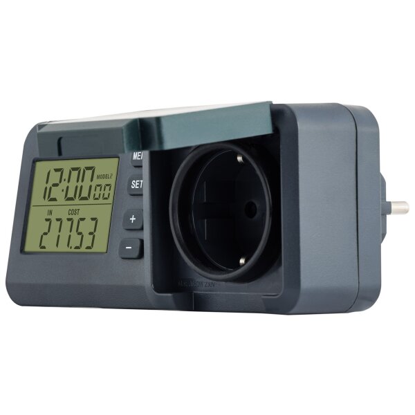 Energiekosten-Messgerät IP44 REV – Stromzähler für Balkonkraftwerke & Außenbereich