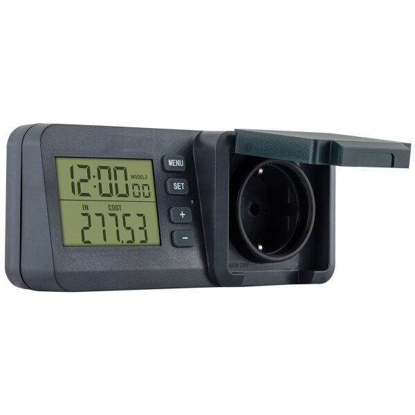 Energiekosten-Messgerät IP44 REV – Stromzähler für Balkonkraftwerke & Außenbereich