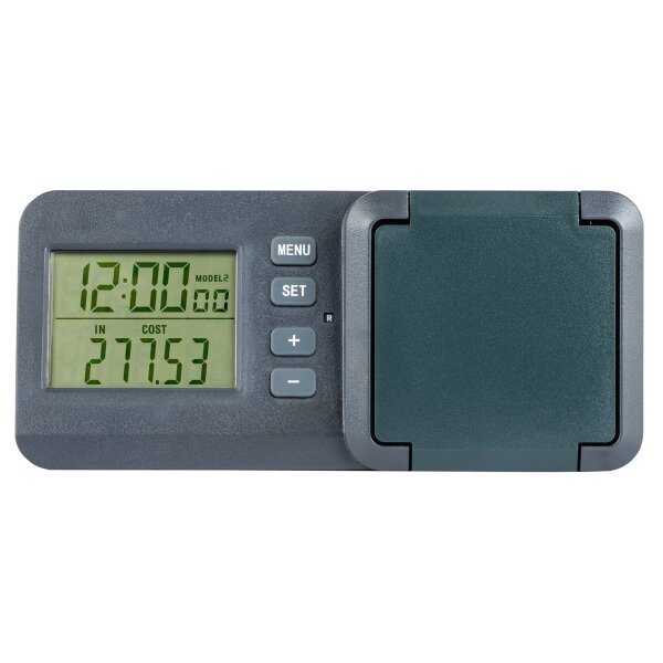 Energiekosten-Messgerät IP44 REV – Stromzähler für Balkonkraftwerke & Außenbereich