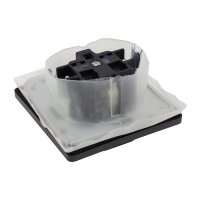 Milos Schutzkontakt-Steckdose IP44 – Anthrazit, Klapp-Deckel, Feuchtraum geeignet