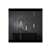 LED Deko Innen Flamme Collection – Herz & Ring, Messing, Schwarz, Silber, mit Antikkerze