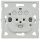 Bewegungsmelder Unterputz 180° 9m Reichweite Für LED geeignet 2-Draht Ersatz für einen Schalter Weiß