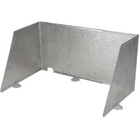 CRESPO Windschutz für Grill & Kocher – Aluminium, ausziehbar 38–60 cm