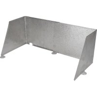 CRESPO Windschutz für Grill & Kocher – Aluminium, ausziehbar 38–60 cm