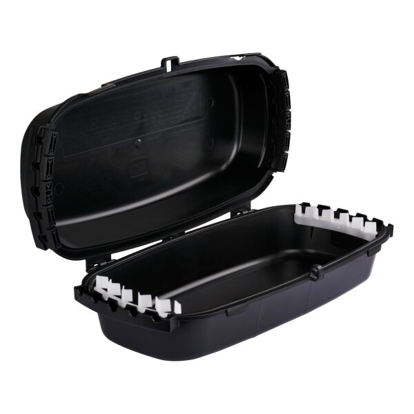 EFB Elektronik Outdoor-Box IP54 – klappbar, abschließbar, schwarz, aus recyceltem Kunststoff