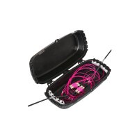 EFB Elektronik Outdoor-Box IP54 – klappbar, abschließbar, schwarz, aus recyceltem Kunststoff