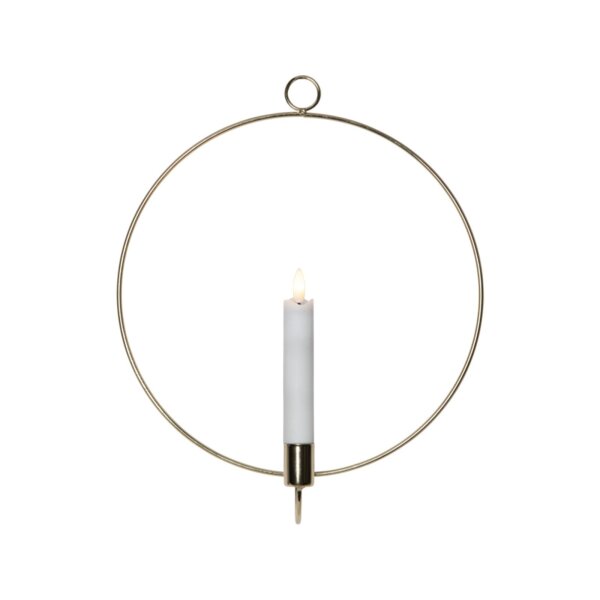 Dekoration FLAMME RING in "Messing"