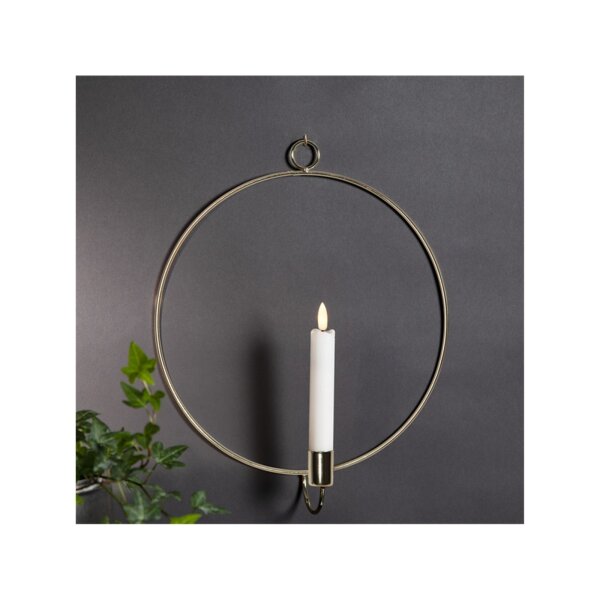 Dekoration FLAMME RING in "Messing"