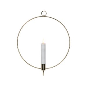 Dekoration FLAMME RING in "Messing"