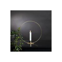 Dekoration FLAMME RING mit Fuß in "Messing"