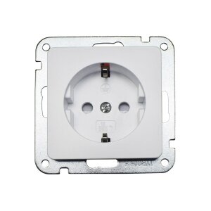 MILOS Steckdose weiß matt | Schutzkontakt 250V 16A...