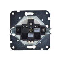 MILOS Steckdose weiß matt | Schutzkontakt 250V 16A | Klemmanschluss | UP Dose