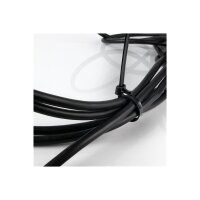 HPER® Kabelbinder wiederverwendbar 4,8×200 mm schwarz | flexibel & langlebig