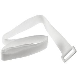 5er Set Klettband mit Öse in schwarz oder weiss