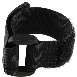 5er Set Klettband mit Öse in schwarz oder weiss