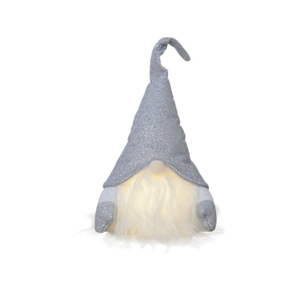 LED-Stoff Figur Zwerg mit Zipfelmütze / Wichtel