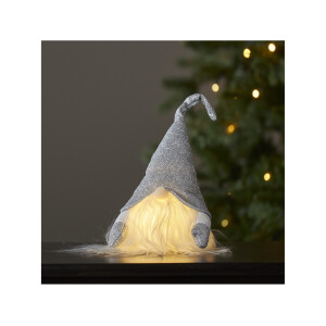 LED-Stoff Figur Zwerg mit Zipfelmütze / Wichtel