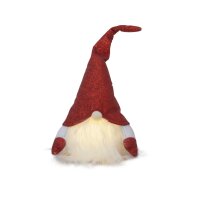 LED-Stoff Figur Zwerg mit Zipfelmütze / Wichtel