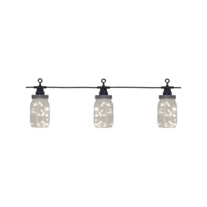 Solarlichterkette Circus Bottle – 10 LED-Flaschen, warmweiß, IP44, 4,5?m