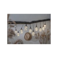 Solarlichterkette Circus Bottle – 10 LED-Flaschen, warmweiß, IP44, 4,5?m