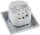 MILOS Wifi Steckdose Unterputz 250V~ mit Wifi Aktor Schutzkontaktsteckdose mit Berührungschutz APP für Zeitschaltung Timer Countdown Weiß