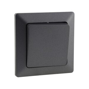 MILOS Taster mit 1-fach Rahmen Abnehmbar Unterputz Einbau...