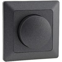 Kopie von MILOS LED-Dimmer Anthrazit – Phasenanschnitt Dimmer für LED & Halogen, 3–60 W #1