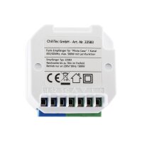 Funk Rolladen- & Jalousie Steuerung 230V für elektrische Motoren bis 500Watt