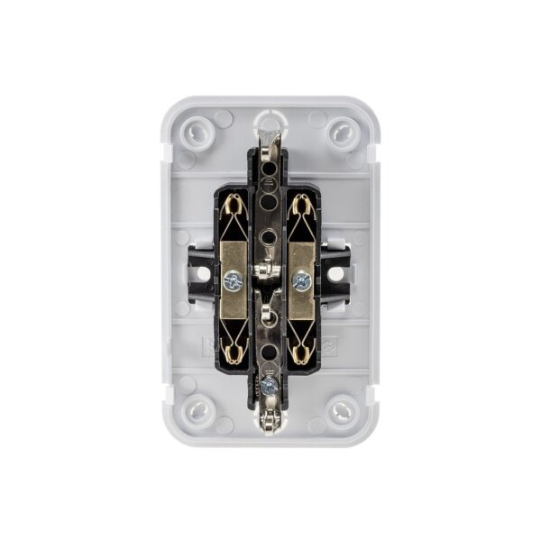 FASKO Doppel-Steckdose in Weiß