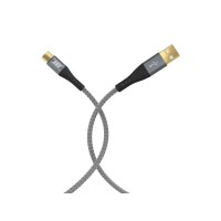 USB-A auf USB-C Kabel 2 m – 60W QC, 3A, Textilmantel, vergoldete Kontakte