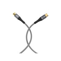 USB-C auf USB-C Kabel 0,5 m – 100W PD 3.0, 5A, E-Marker, Textilmantel