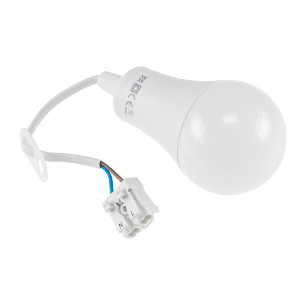 Baustellen-Leuchte A60 mit 15 cm Kabel 12W