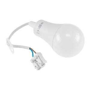 Baustellen-Leuchte A60 mit 15 cm Kabel 12W