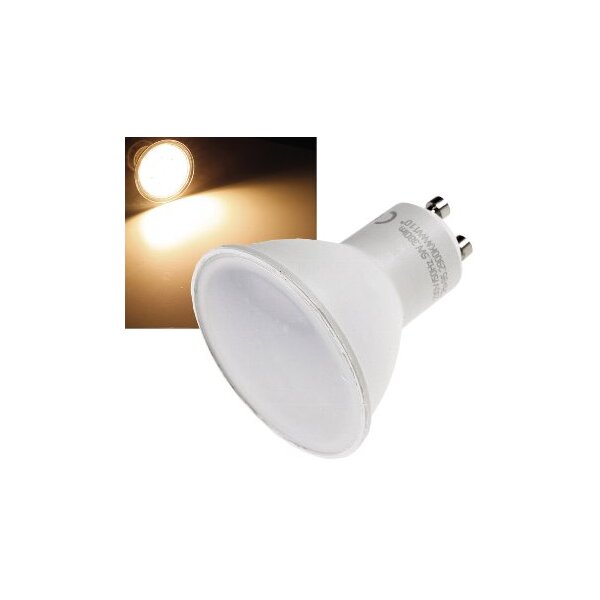 LED Strahler GU10 "H50" 3-Stufen-Dimm 2900k, 420lm, 230V/5W, 110°, warmweiß