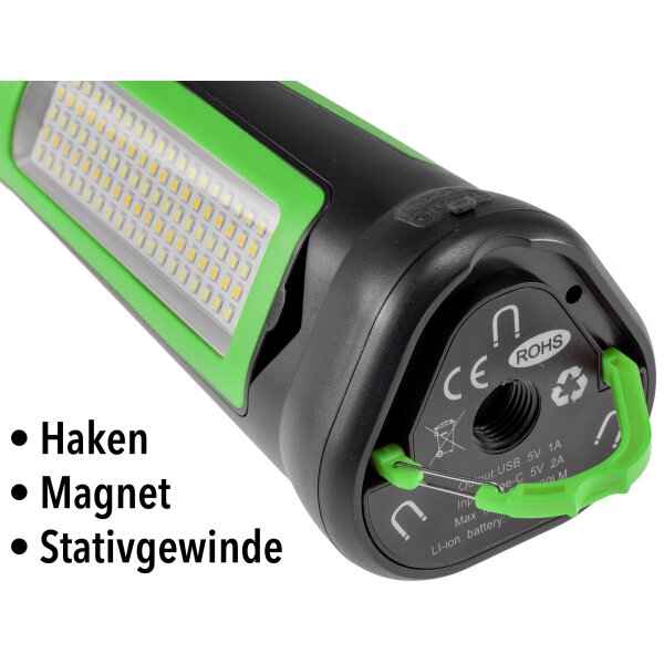 LED Akku Baustrahler BSA-30s mit Stativ – 30W, 2700lm