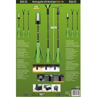 LED Akku Baustrahler BSA-30s mit Stativ – 30W, 2700lm