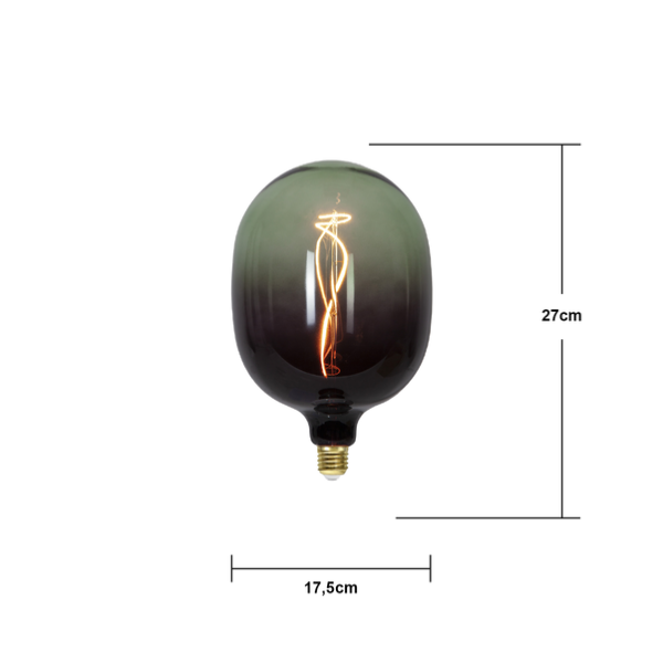 LED-Lampe E27 C150 ColourMix Grün – 4W, 1800K, dimmbar