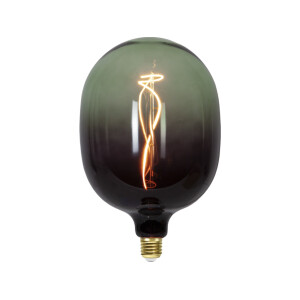 LED Deko Lampe E27 Grün dimmbar – große Design LED ColourMix 1800K