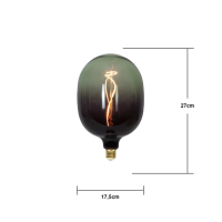 LED Deko Lampe E27 Grün dimmbar – große Design LED ColourMix 1800K