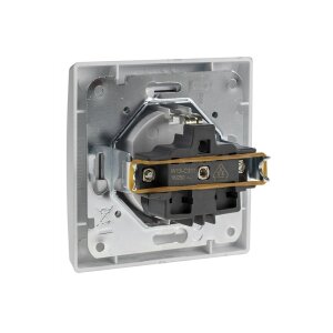 DELPHI Schutzkontakt-Steckdose Silber – 250V UP...