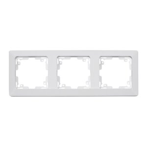 MILOS 3-fach Rahmen Weiß Matt – Für...