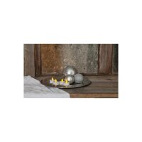 LED Teelichter 4er Set "Paulo" – Flackerlicht & 80h Laufzeit