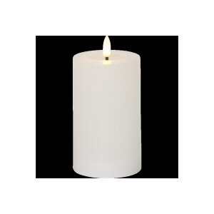 LED-Stumpenkerze Flamme Flow Weiß – 15?cm mit...