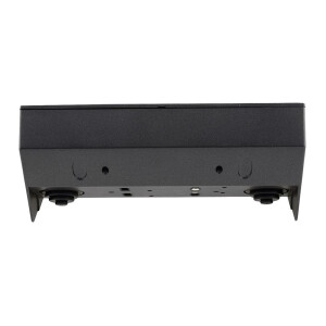 2-fach Steckdosenblock + 2x USB, anthrazit – 45° Gehäuse, 3600W, ideal für Werkbank & Küche