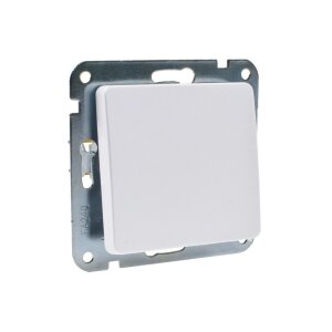MILOS Wechselschalter UP weiß matt ohne Rahmen
