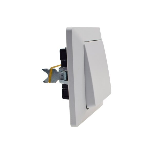 MILOS Wechselschalter Unterputz weiß matt | Klemmanschluss
