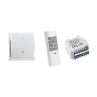 Pilota Casa Funksteuerung Rollladen & Jalousien – Empfänger, Wandsender & Fernbedienung