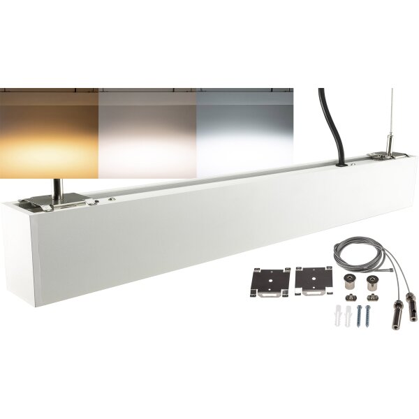 LED Hängeleuchte 60cm 18W CCT – Pendelleuchte Büro & Küche 3000–6000K